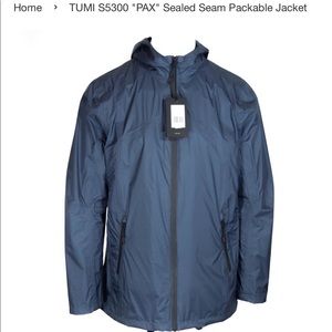 TUMI S3500 “PAX” Sealed Seam Packable Jacket